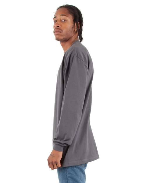 Shaka Wear Unisex Max Heavyweight Long Sleeve T-Shirt SHMHLS