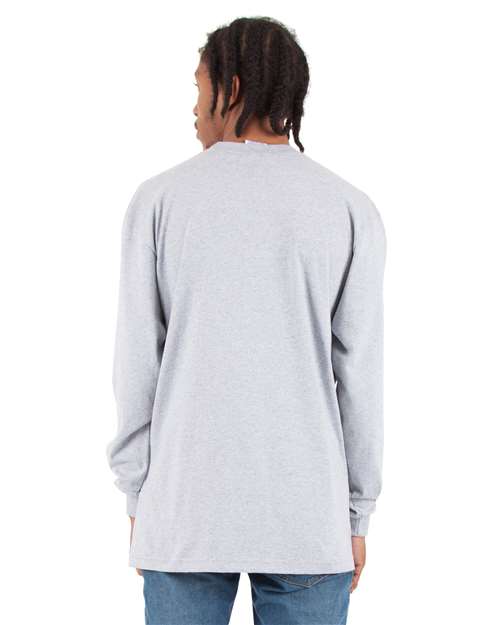 Shaka Wear Unisex Max Heavyweight Long Sleeve T-Shirt SHMHLS