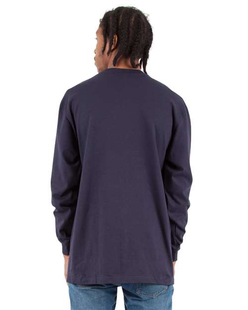 Shaka Wear Unisex Max Heavyweight Long Sleeve Tee SHMHLS
