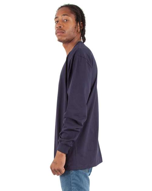 Shaka Wear Unisex Max Heavyweight Long Sleeve T-Shirt SHMHLS