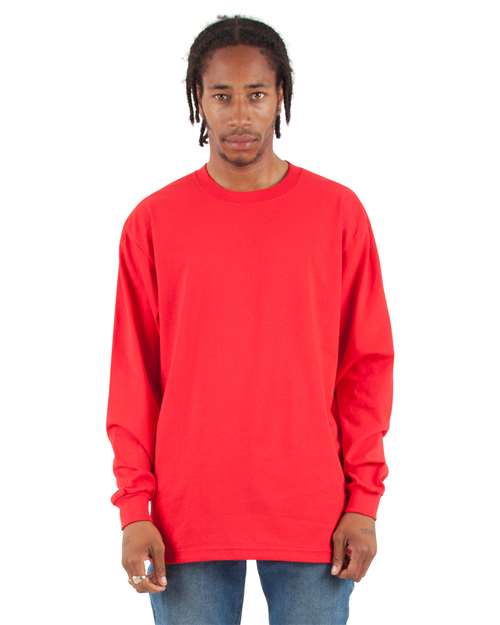 Shaka Wear Unisex Max Heavyweight Long Sleeve T-Shirt SHMHLS