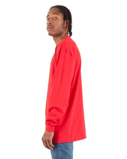 Shaka Wear Unisex Max Heavyweight Long Sleeve T-Shirt SHMHLS
