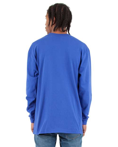 Shaka Wear Unisex Max Heavyweight Long Sleeve T-Shirt SHMHLS