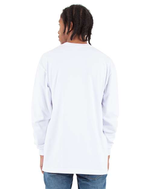 Shaka Wear Unisex Max Heavyweight Long Sleeve Tee SHMHLS