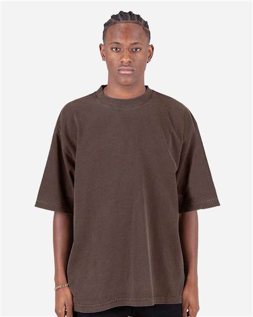 Shaka Wear Unisex Max Heavyweight Garment-Dyed Drop Shoulder T-Shirt SHGDD