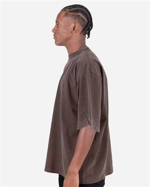Shaka Wear Unisex Max Heavyweight Garment-Dyed Drop Shoulder T-Shirt SHGDD
