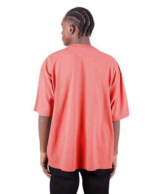 Shaka Wear Unisex Max Heavyweight Garment-Dyed Drop Shoulder Tee SHGDD