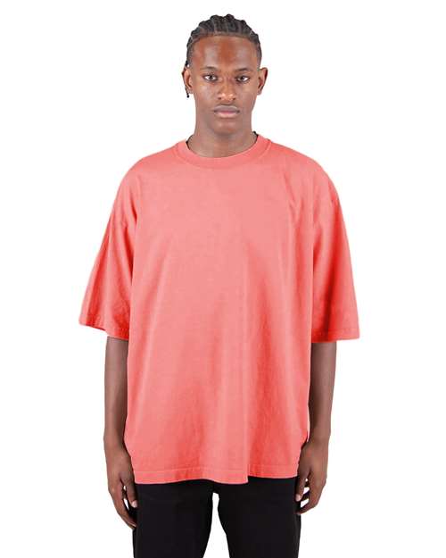 Shaka Wear Unisex Max Heavyweight Garment-Dyed Drop Shoulder T-Shirt SHGDD
