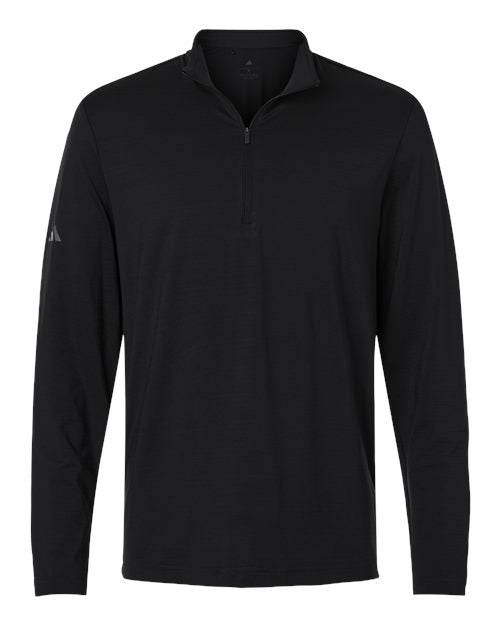 Adidas Men's Textured Stripe Quarter-Zip Pullover A708