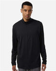 Adidas Men's Textured Stripe Quarter-Zip Pullover A708
