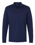 Adidas Men's Textured Stripe Quarter-Zip Pullover A708