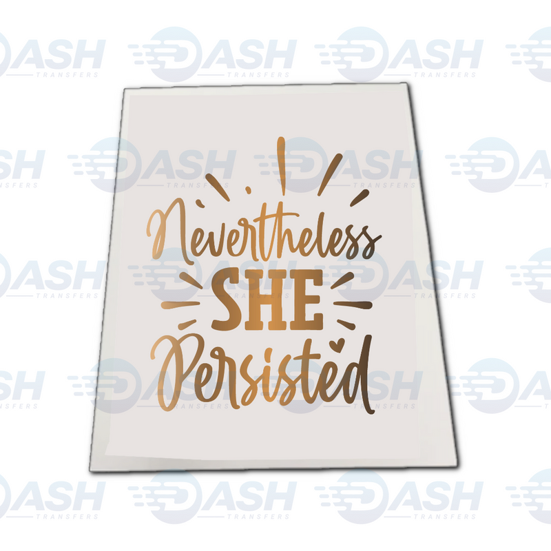 Nevertheless She Persisted