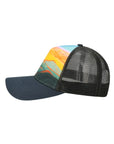 LOCALE Printed Five-Panel Trucker Cap 5PTKR