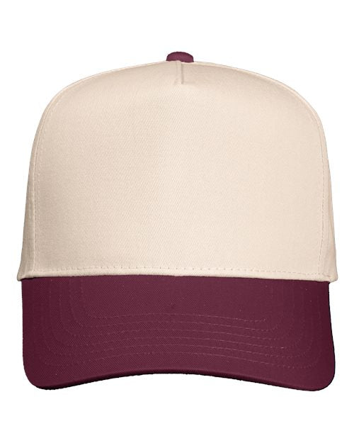 Valucap Five-Panel Twill Cap 8869