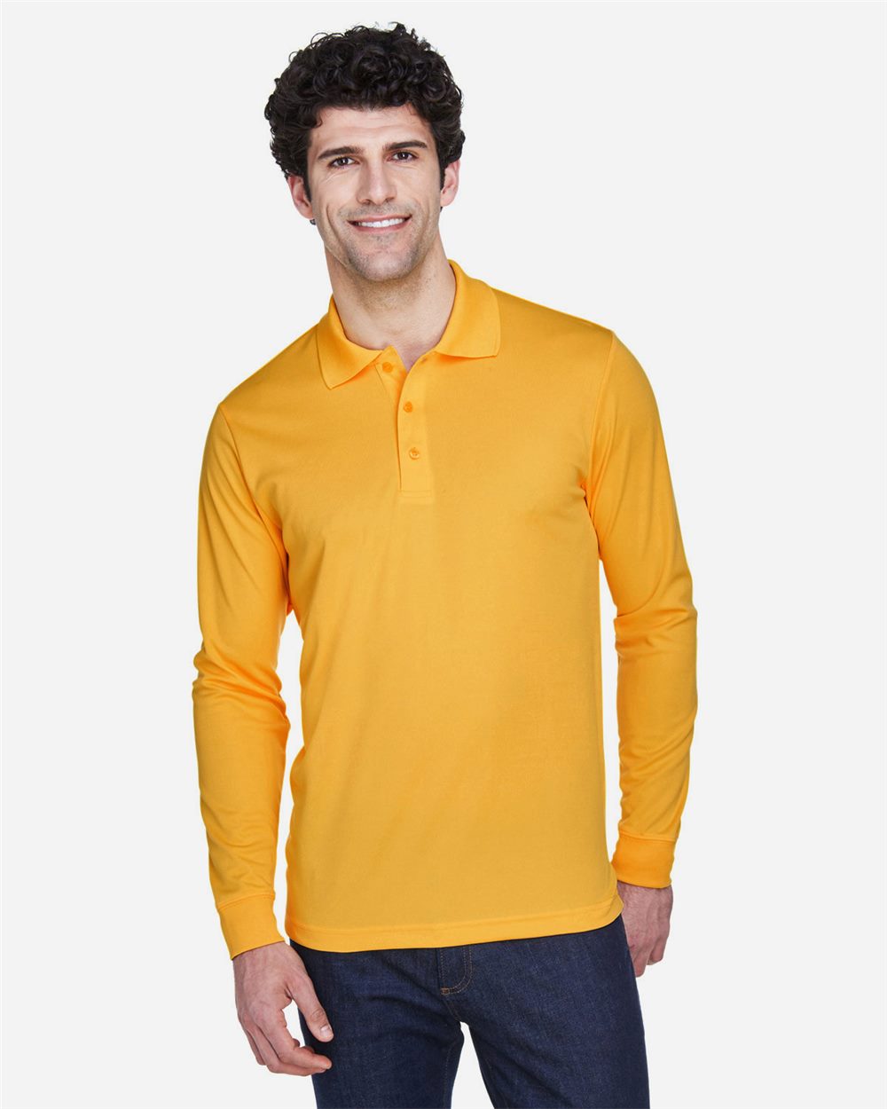 CORE365 Men's Pinnacle Performance Long Sleeve Piqué Polo 88192