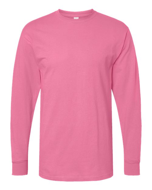 M&amp;O Unisex Gold Soft Touch Long Sleeve T-Shirt 4820