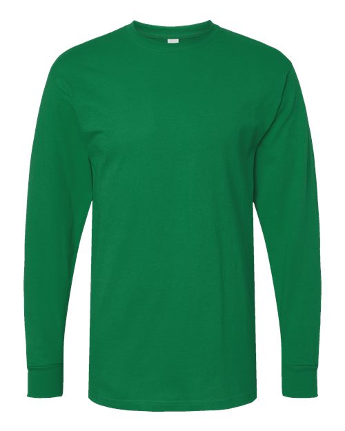 M&amp;O Unisex Gold Soft Touch Long Sleeve T-Shirt 4820