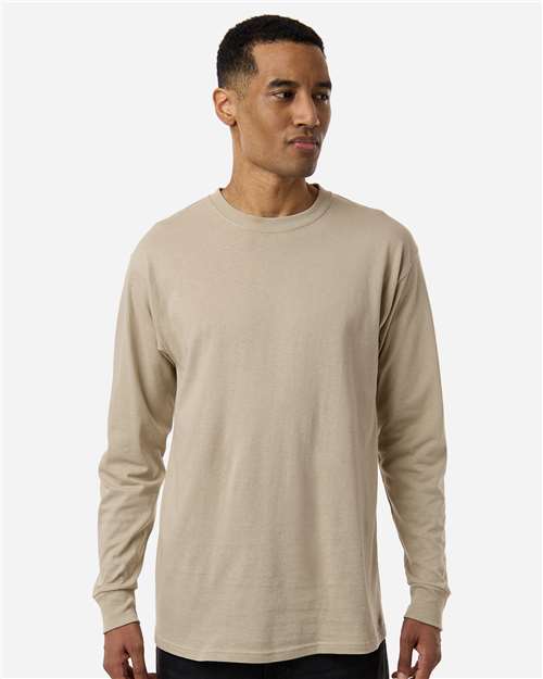 M&amp;O Unisex Gold Soft Touch Long Sleeve T-Shirt 4820