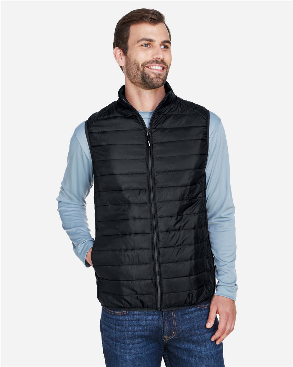 CORE365 Men's Prevail Packable Puffer Vest CE702