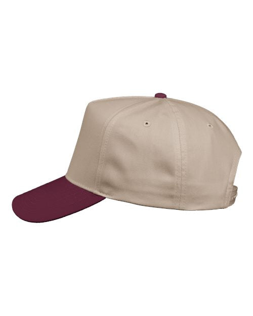Valucap Five-Panel Twill Cap 8869