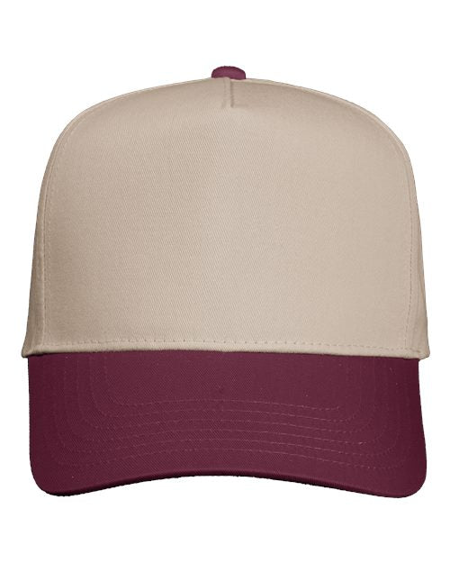 Valucap Five-Panel Twill Cap 8869