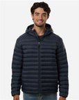Weatherproof Men's Lightweight Poly-filled Hooded Puffer Jacket 26715