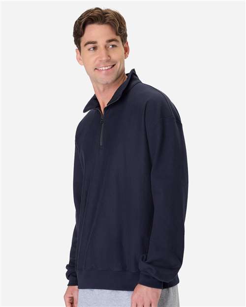 Hanes Unisex Beefy® Sweats Premium Heavyweight Quarter-Zip Sweatshirt OG900