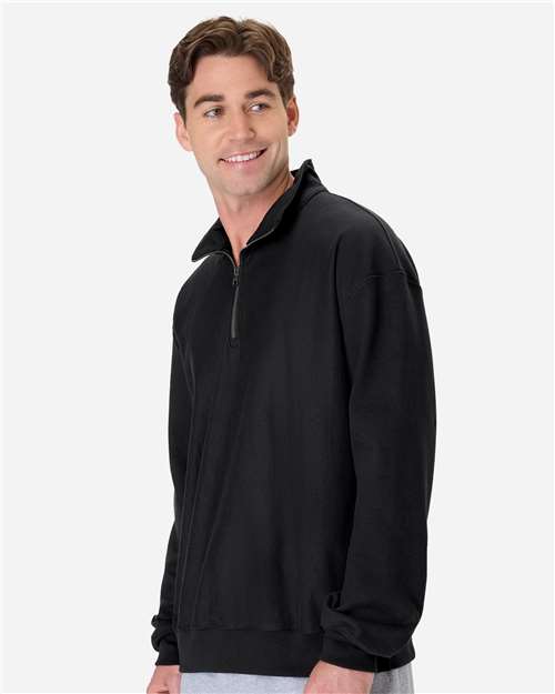 Hanes Unisex Beefy® Sweats Premium Heavyweight Quarter-Zip Sweatshirt OG900