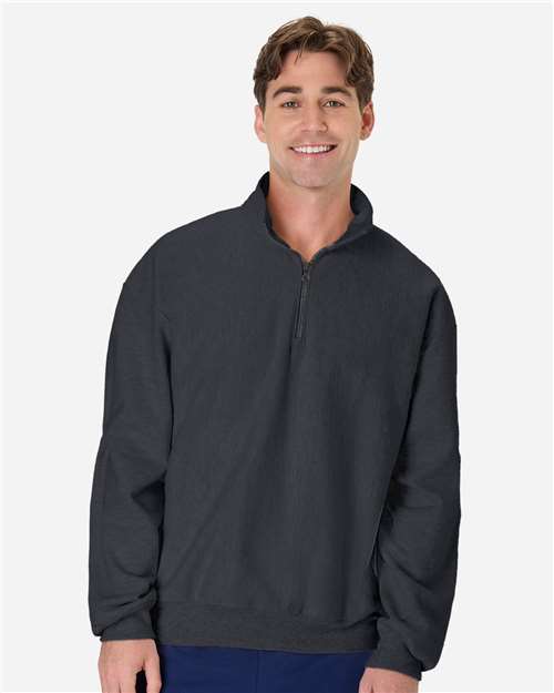 Hanes Men's Beefy® Sweats Premium Heavyweight Quarter-Zip Sweatshirt OG900