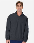 Hanes Unisex Beefy® Sweats Premium Heavyweight Quarter-Zip Sweatshirt OG900