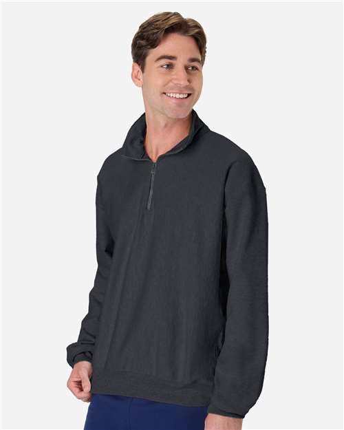 Hanes Unisex Beefy® Sweats Premium Heavyweight Quarter-Zip Sweatshirt OG900