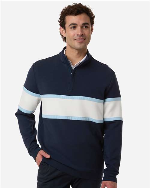 Swannies Men's Owen Quarter-Zip Colorblock Pullover SWOQ500