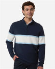 Swannies Men's Owen Quarter-Zip Colorblock Pullover SWOQ500