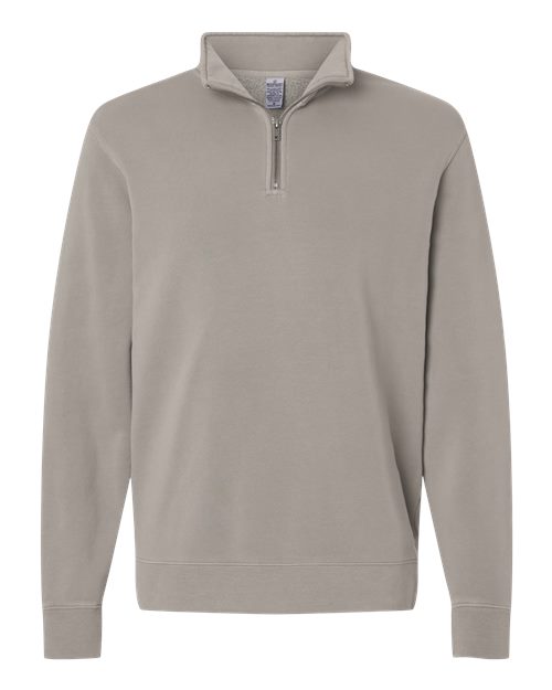 Independent Trading Co. Unisex Pigment-Dyed Quarter-Zip Pullover PRM4600QZ