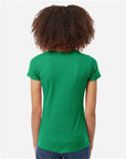 Tultex Women's Fine Jersey V-Neck T-Shirt 214