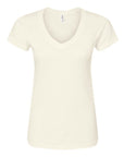 Tultex Women's Fine Jersey V-Neck T-Shirt 214