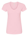 Tultex Women's Fine Jersey V-Neck T-Shirt 214
