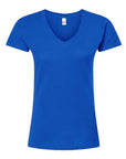 Tultex Women's Fine Jersey V-Neck T-Shirt 214
