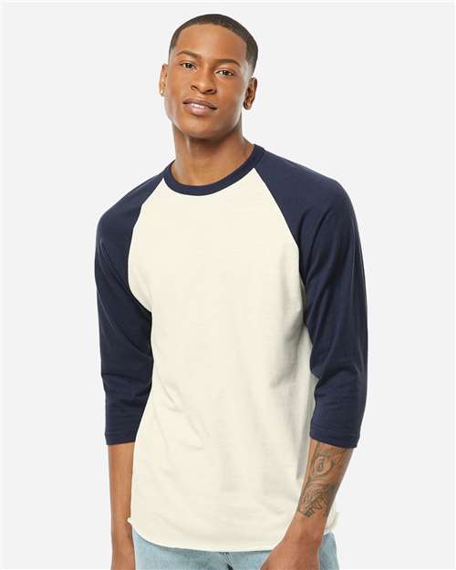 Tultex Unisex Fine Jersey Raglan T-Shirt 245