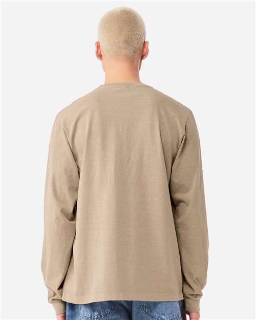 BELLA + CANVAS Unisex Heavyweight Garment-Dyed Long Sleeve Tee 4851GD