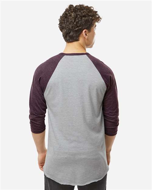 Tultex Unisex Fine Jersey Raglan T-Shirt 245