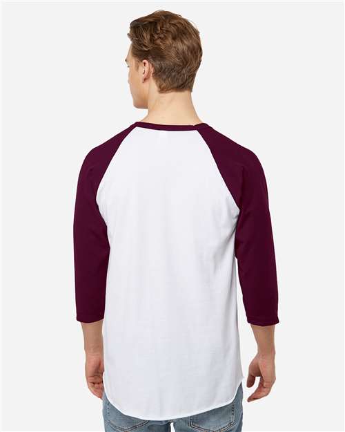 Tultex Unisex Fine Jersey Raglan T-Shirt 245