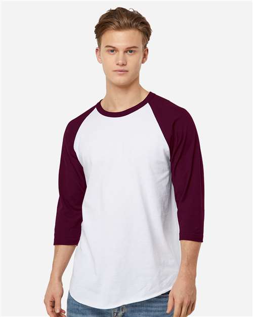 Tultex Unisex Fine Jersey Raglan T-Shirt 245