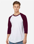 Tultex Unisex Fine Jersey Raglan T-Shirt 245