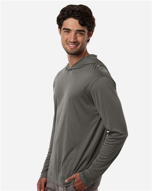 AllPro Unisex Pro-Lock Performance Hooded Long Sleeve T-Shirt 48510