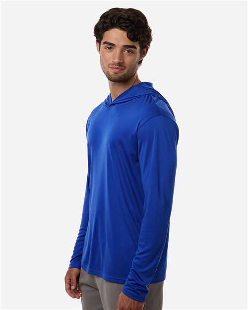 AllPro Unisex Pro-Lock Performance Hooded Long Sleeve T-Shirt 48510