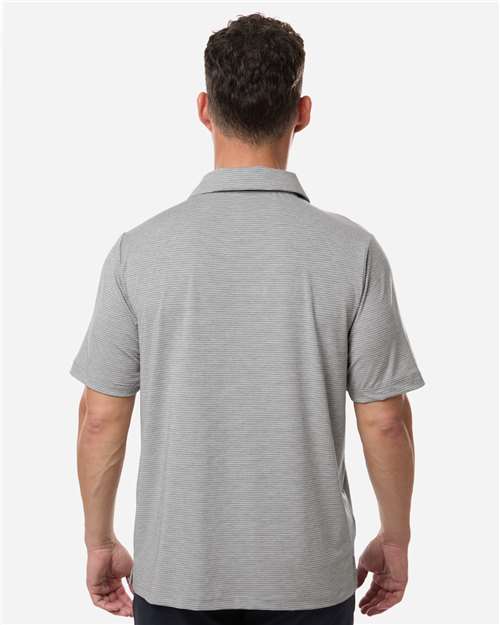 Team 365 Men's Relay Heathered Stripe Polo TT125