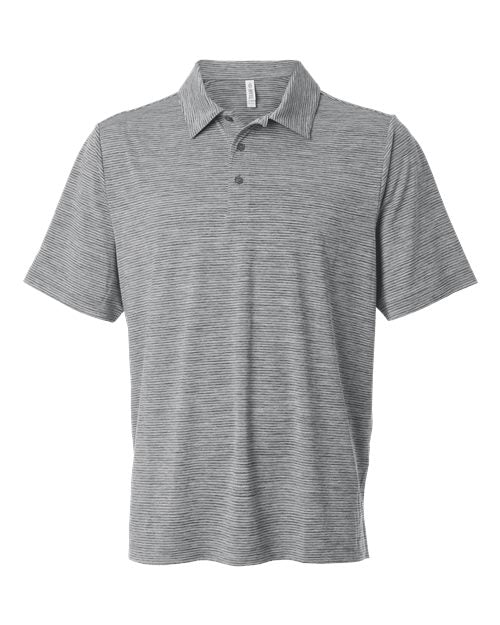 Team 365 Men's Relay Heathered Stripe Polo TT125