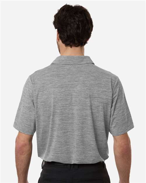 Team 365 Men's Relay Heathered Stripe Polo TT125