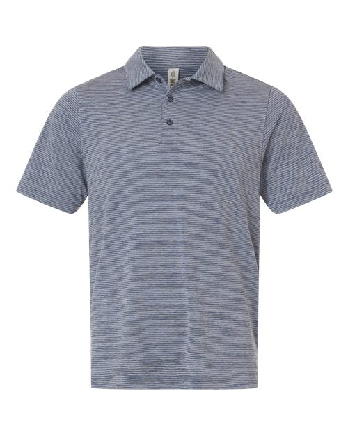 Team 365 Men's Relay Heathered Stripe Polo TT125